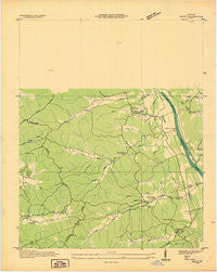 Mont Kentucky Historical topographic map, 1:24000 scale, 7.5 X 7.5 Minute, Year 1936