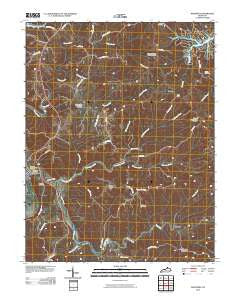 Monterey Kentucky Historical topographic map, 1:24000 scale, 7.5 X 7.5 Minute, Year 2010