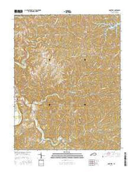 Monterey Kentucky Current topographic map, 1:24000 scale, 7.5 X 7.5 Minute, Year 2016