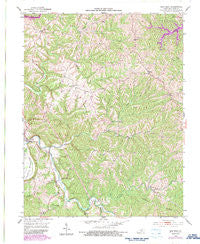 Monterey Kentucky Historical topographic map, 1:24000 scale, 7.5 X 7.5 Minute, Year 1953