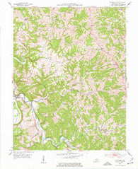 Monterey Kentucky Historical topographic map, 1:24000 scale, 7.5 X 7.5 Minute, Year 1953