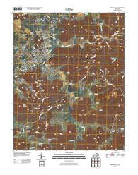 Monticello Kentucky Historical topographic map, 1:24000 scale, 7.5 X 7.5 Minute, Year 2010