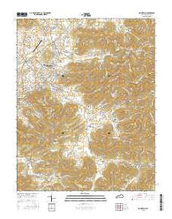 Monticello Kentucky Current topographic map, 1:24000 scale, 7.5 X 7.5 Minute, Year 2016