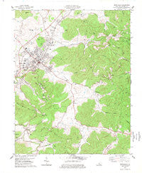 Monticello Kentucky Historical topographic map, 1:24000 scale, 7.5 X 7.5 Minute, Year 1977