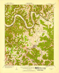 Monticello Kentucky Historical topographic map, 1:62500 scale, 15 X 15 Minute, Year 1911