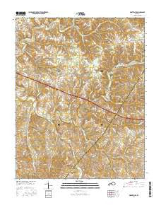 Montpelier Kentucky Current topographic map, 1:24000 scale, 7.5 X 7.5 Minute, Year 2016
