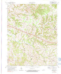 Montpelier Kentucky Historical topographic map, 1:24000 scale, 7.5 X 7.5 Minute, Year 1973