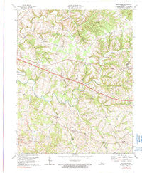 Montpelier Kentucky Historical topographic map, 1:24000 scale, 7.5 X 7.5 Minute, Year 1973