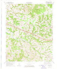 Montpelier Kentucky Historical topographic map, 1:24000 scale, 7.5 X 7.5 Minute, Year 1973
