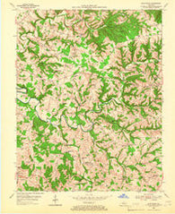 Montpelier Kentucky Historical topographic map, 1:24000 scale, 7.5 X 7.5 Minute, Year 1953