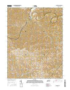 Moorefield Kentucky Current topographic map, 1:24000 scale, 7.5 X 7.5 Minute, Year 2016