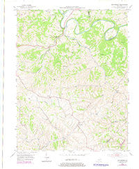 Moorefield Kentucky Historical topographic map, 1:24000 scale, 7.5 X 7.5 Minute, Year 1953