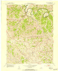 Moorefield Kentucky Historical topographic map, 1:24000 scale, 7.5 X 7.5 Minute, Year 1953