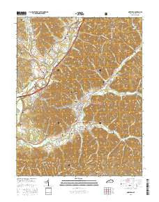 Morehead Kentucky Current topographic map, 1:24000 scale, 7.5 X 7.5 Minute, Year 2016