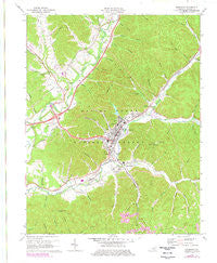 Morehead Kentucky Historical topographic map, 1:24000 scale, 7.5 X 7.5 Minute, Year 1970