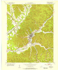 Morehead Kentucky Historical topographic map, 1:24000 scale, 7.5 X 7.5 Minute, Year 1953