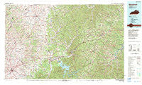 Morehead Kentucky Historical topographic map, 1:100000 scale, 30 X 60 Minute, Year 1982