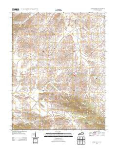 Morganfield Kentucky Historical topographic map, 1:24000 scale, 7.5 X 7.5 Minute, Year 2013