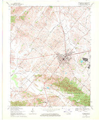 Morganfield Kentucky Historical topographic map, 1:24000 scale, 7.5 X 7.5 Minute, Year 1969