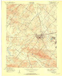 Morganfield Kentucky Historical topographic map, 1:24000 scale, 7.5 X 7.5 Minute, Year 1951