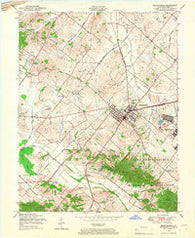 Morganfield Kentucky Historical topographic map, 1:24000 scale, 7.5 X 7.5 Minute, Year 1949