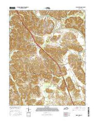 Morgantown Kentucky Current topographic map, 1:24000 scale, 7.5 X 7.5 Minute, Year 2016