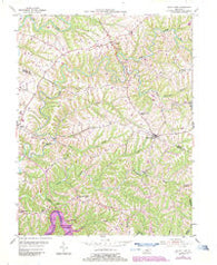 Mount Eden Kentucky Historical topographic map, 1:24000 scale, 7.5 X 7.5 Minute, Year 1954
