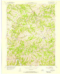 Mount Eden Kentucky Historical topographic map, 1:24000 scale, 7.5 X 7.5 Minute, Year 1954