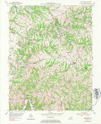 Mount Eden Kentucky Historical topographic map, 1:24000 scale, 7.5 X 7.5 Minute, Year 1954