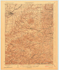 Mount Eden Kentucky Historical topographic map, 1:62500 scale, 15 X 15 Minute, Year 1927