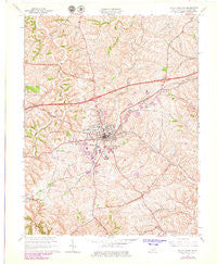 Mount Sterling Kentucky Historical topographic map, 1:24000 scale, 7.5 X 7.5 Minute, Year 1965