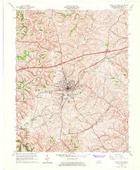 Mount Sterling Kentucky Historical topographic map, 1:24000 scale, 7.5 X 7.5 Minute, Year 1965