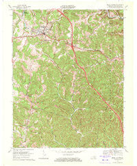 Mount Vernon Kentucky Historical topographic map, 1:24000 scale, 7.5 X 7.5 Minute, Year 1970