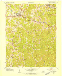 Mount Vernon Kentucky Historical topographic map, 1:24000 scale, 7.5 X 7.5 Minute, Year 1953