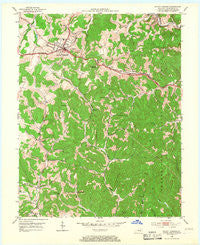 Mount Vernon Kentucky Historical topographic map, 1:24000 scale, 7.5 X 7.5 Minute, Year 1953