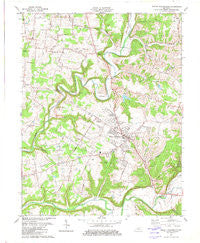 Mount Washington Kentucky Historical topographic map, 1:24000 scale, 7.5 X 7.5 Minute, Year 1982