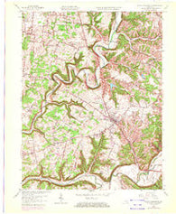 Mount Washington Kentucky Historical topographic map, 1:24000 scale, 7.5 X 7.5 Minute, Year 1959