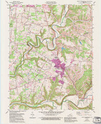 Mount Washington Kentucky Historical topographic map, 1:24000 scale, 7.5 X 7.5 Minute, Year 1982