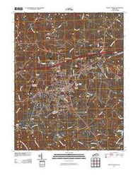 Mount Sterling Kentucky Historical topographic map, 1:24000 scale, 7.5 X 7.5 Minute, Year 2010