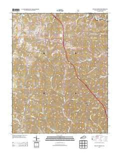 Mount Vernon Kentucky Historical topographic map, 1:24000 scale, 7.5 X 7.5 Minute, Year 2013