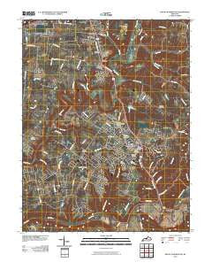 Mount Washington Kentucky Historical topographic map, 1:24000 scale, 7.5 X 7.5 Minute, Year 2010