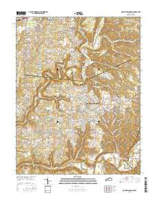 Mount Washington Kentucky Current topographic map, 1:24000 scale, 7.5 X 7.5 Minute, Year 2016
