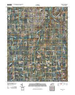 Murray Kentucky Historical topographic map, 1:24000 scale, 7.5 X 7.5 Minute, Year 2010