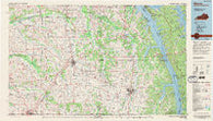 Murray Kentucky Historical topographic map, 1:100000 scale, 30 X 60 Minute, Year 1986