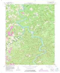 Nevelsville Kentucky Historical topographic map, 1:24000 scale, 7.5 X 7.5 Minute, Year 1954
