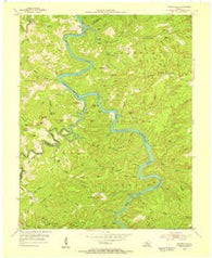 Nevelsville Kentucky Historical topographic map, 1:24000 scale, 7.5 X 7.5 Minute, Year 1954