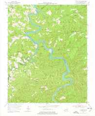 Nevelsville Kentucky Historical topographic map, 1:24000 scale, 7.5 X 7.5 Minute, Year 1954
