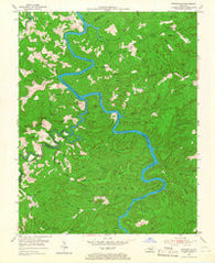 Nevelsville Kentucky Historical topographic map, 1:24000 scale, 7.5 X 7.5 Minute, Year 1954
