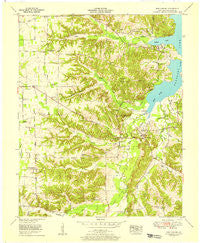 New Concord Kentucky Historical topographic map, 1:24000 scale, 7.5 X 7.5 Minute, Year 1955