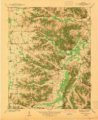 New Concord Kentucky Historical topographic map, 1:24000 scale, 7.5 X 7.5 Minute, Year 1942